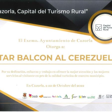 Alojamiento Balcon Al Cerezuelo Казорла Екстериор снимка